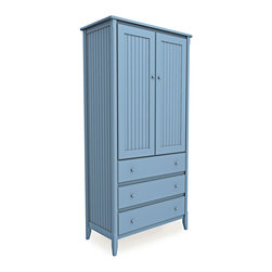 Cottage Three Drawer Armoire - Armoires And Wardrobes