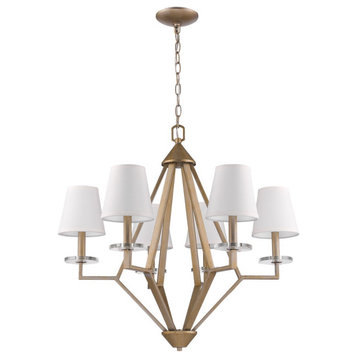 Acclaim Easton  6-Light Chandelier IN11320WG - Washed gold
