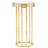 Bungalow 5 Prism Round Side Table - Gold
