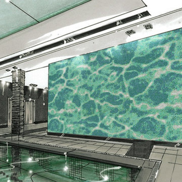 Clear Oceans Emerald | Glass Mosaic | PIXL Mist Collection