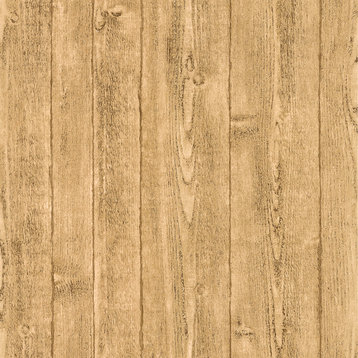 414-56911 Kitchen Bath and Bed Resource IV Orchard Taupe Wood Panel Wallpaper