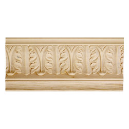 Inviting Home Inc. - Cambridge Carved Crown Molding, Bass Wood - Molding And Trim