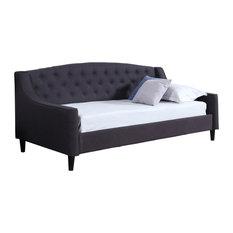 Living Daydream Upholstered Day Bed, Grey Linen