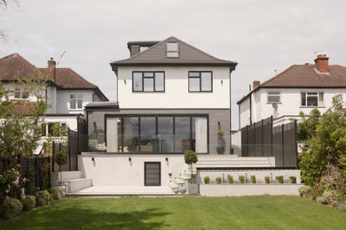 Contemporary house exterior in London.
