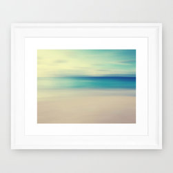 Beach Framed Art Print by Ally Coxon - Prints And Posters