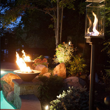 Outdoor fire features