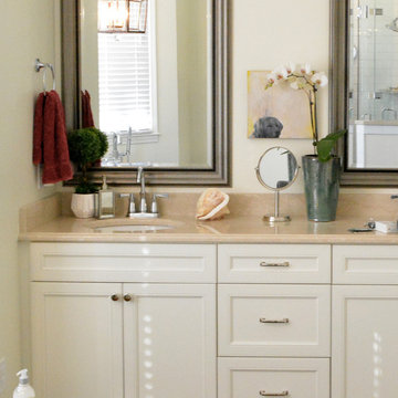 Goodbye Garden Tub, Hello Gorgeous Bath
