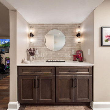 Custom Basement Cabinetry & Beverage Station – Dublin, Ohio