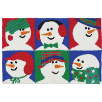 Snow Friends Holiday Decor Indoor Outdoor Accent Rug