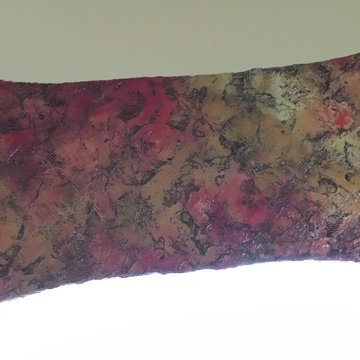 window cornice-multi-color painted with glaze