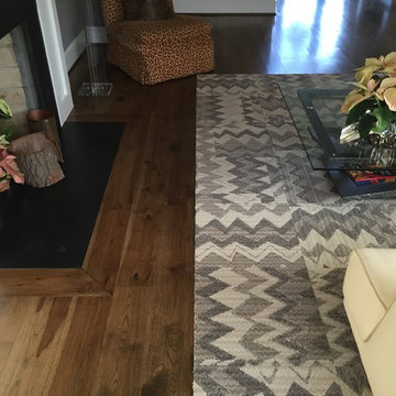 Wide hickory plank project, Arlington