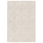 Livabliss - Metro Solid and Border Beige Area Rug, 10'x14' - Showcasing a design that will truly pop within your space, this radiant rug is everything you've been searching for and so much more for your decor! Hand loomed in 100% wool, the medallion pattern in pastel coloring allow for a charming addition from room to room within any home. Maintaining a flawless fusion of affordability and durable decor, this piece is a prime example of impeccable artistry and design.