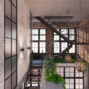 Industrial living room design ideas