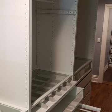 IKEA PAX Wardrobe Inside Walk-in Closet