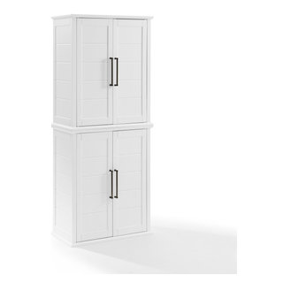 Crosley Furniture Bartlett Wooden Stackable Storage Pantry in