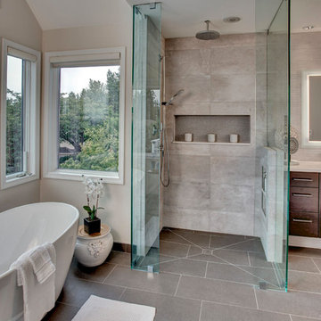 Sammamish Master Bath with a View