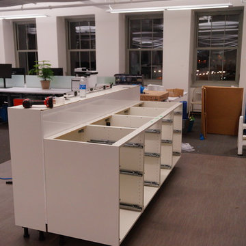 Tech office kitchen area