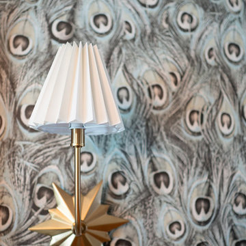 Feathered Luxe Dining & Foyer