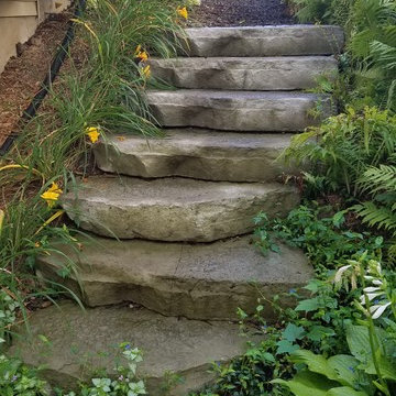 Limestone Outcropping Steps