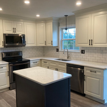 Two-Step Crown Molding Kitchen Remodel