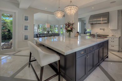Inspiration for a mediterranean kitchen remodel in Miami