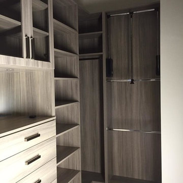 Custom Closet in Campania Elm