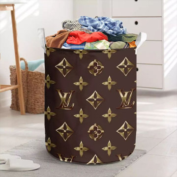 Golden Brown Louis Vuitton Laundry Basket