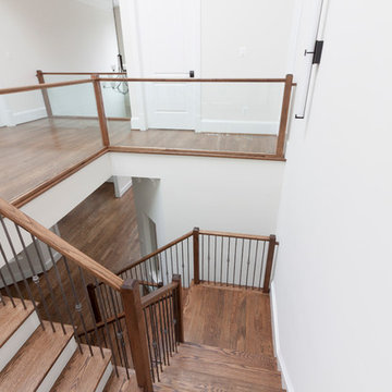 Project #44 | Contemporary Staircase with Skylit Stairwell