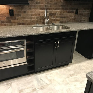 Custom Amish Cabinetry and Waypoint Cabinetry- Extra White and Peppercorn Grey