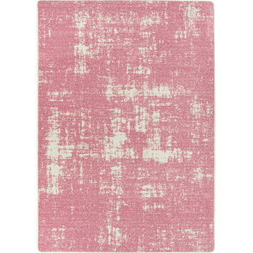 Enchanted 5'4" x 7'8" area rug in color Blush