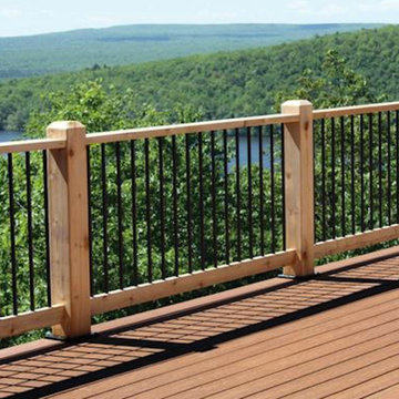 Decking, Posts, and Lighting