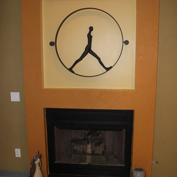 Niches and shelves to display art, all constructed by MH Construction