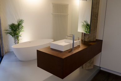 Inspiration for an industrial bathroom remodel in Other