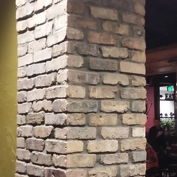 brick columns and block columns