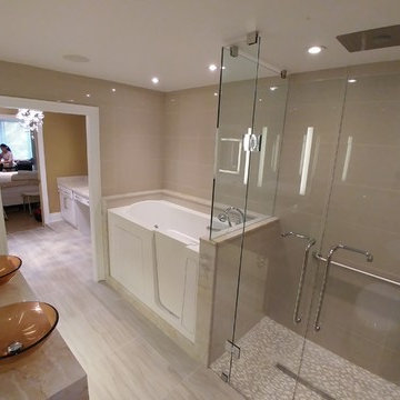Condominium Washroom renovation Handicap accessible