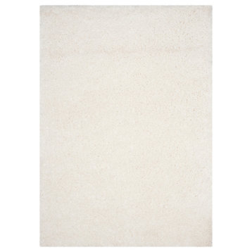 Safavieh Polar Shag Collection PSG800 Rug, White, 9' X 12'