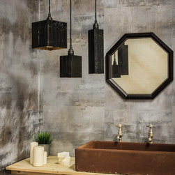 Black & Gold Bathroom LED Pendant Cluster - Ceiling Lighting