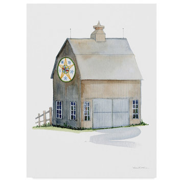 Kathleen Parr Mckenna 'Life On The Farm Barn Element IV' Canvas Art