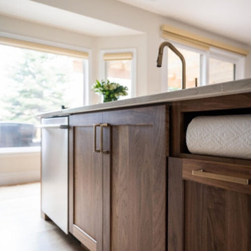 Fox Point Kitchen Transformation: Walnut Elegance