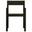 Verde Segno Dining Chair With Arms, Olive Grey