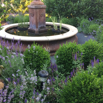 Water Fountain Garden & Parterres