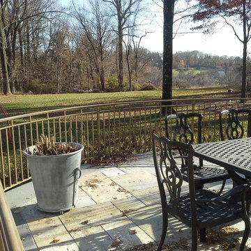 Bronze railing