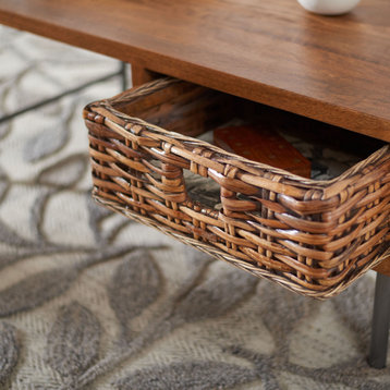 Allester Coffee Table - Brown