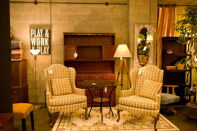 Example of an eclectic home design design in Other