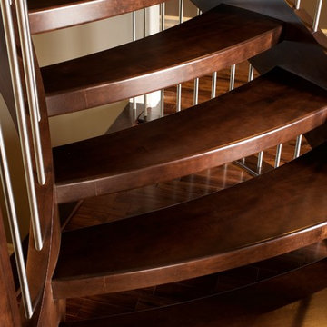 Fluent Maple Open Rise Stair