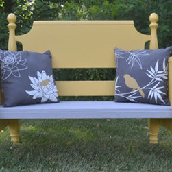 Repurposed Maple porch or house bench - Indoor Benches