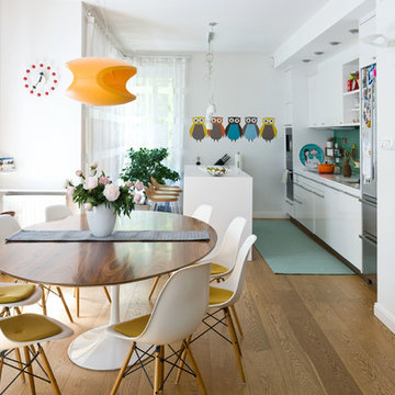 Combined apartments open plan