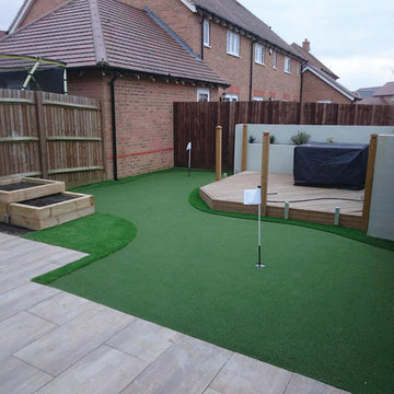 LazyLawn Kent Putting Green - Kings Hill - Completed Installation
