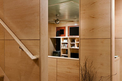 Hallway - contemporary hallway idea in Burlington