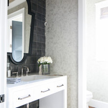 Powder room tile